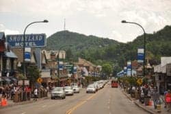 downtown Gatlinburg